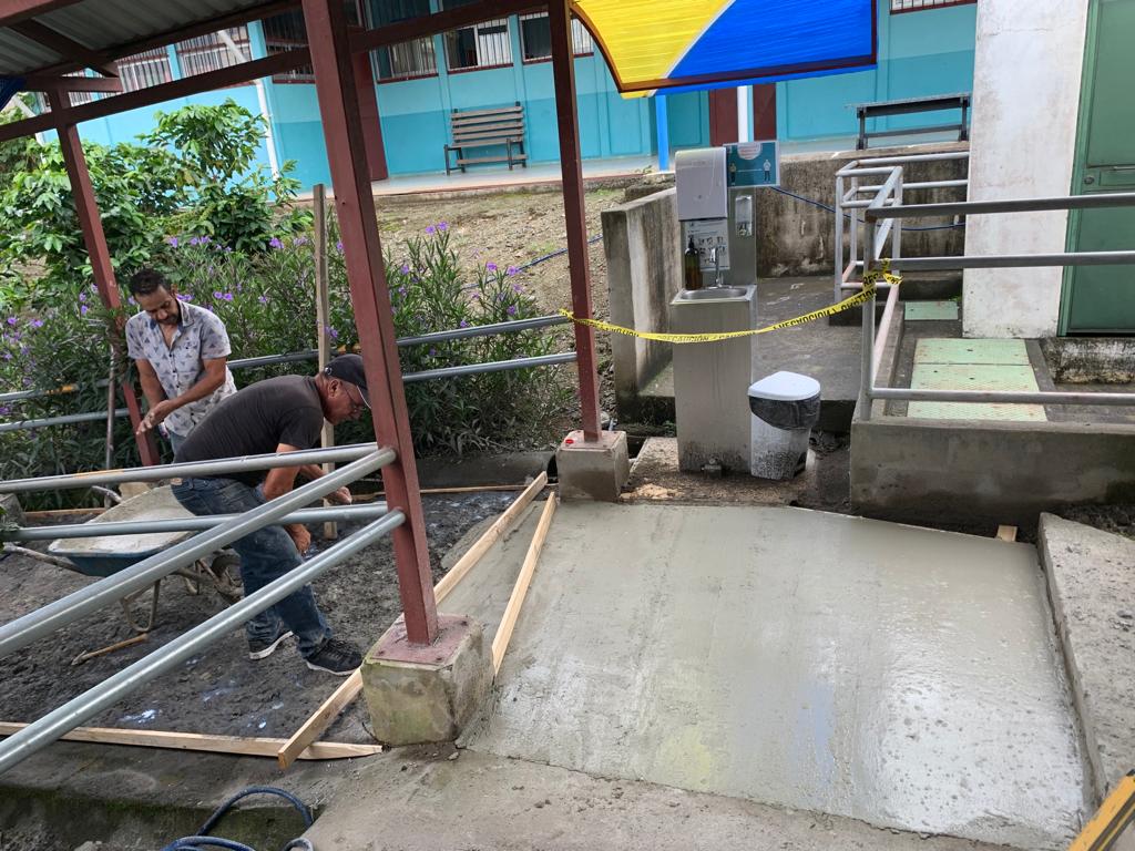 Reconstrucción y Mejora Acceso en concreto, CTP Tirrases (2)